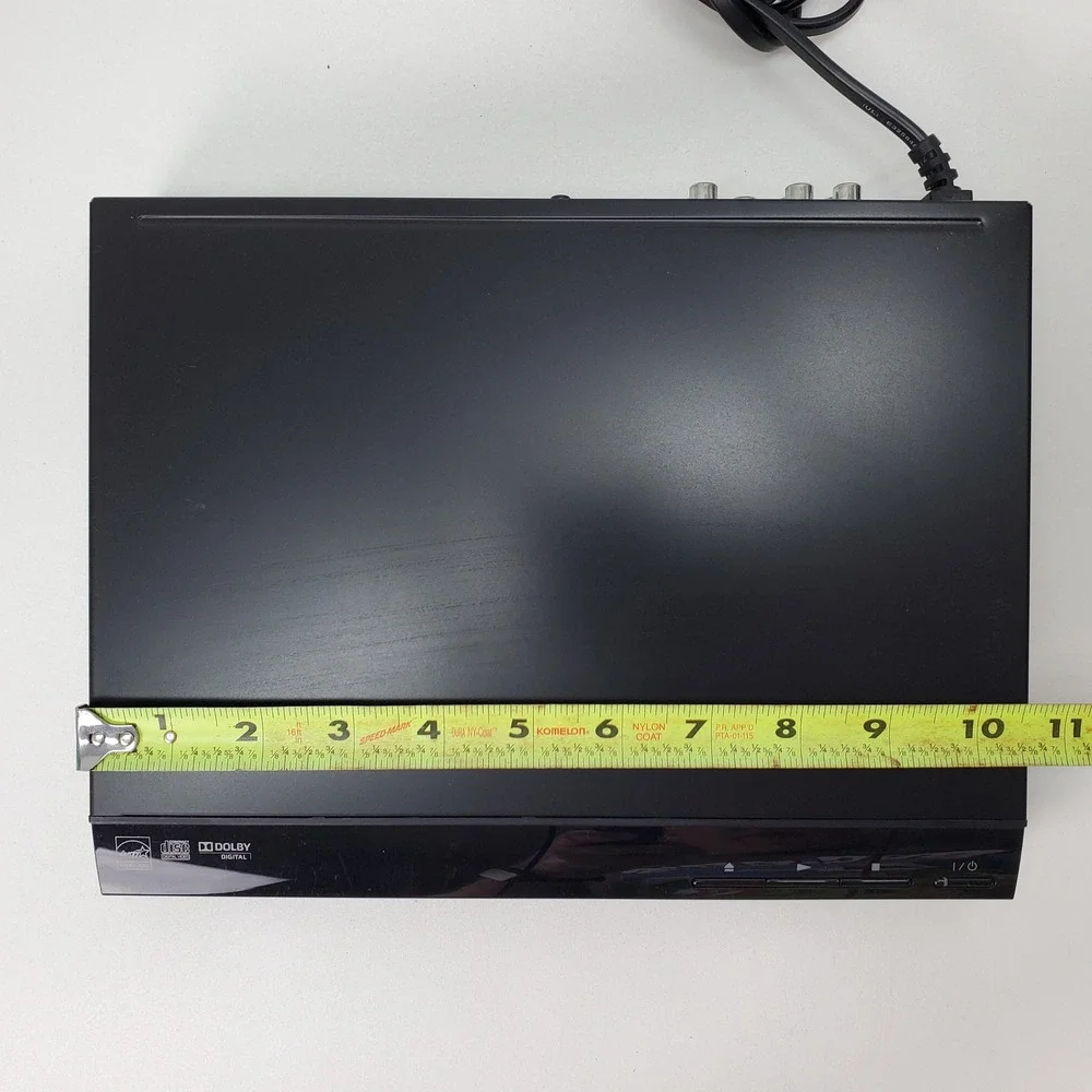 Sony DVP-SR210P CD DVD Player Black with Remote Cables and Manual